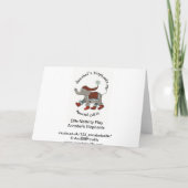 Ster van Wonder! Feestdagen Kaart (Achterkant)