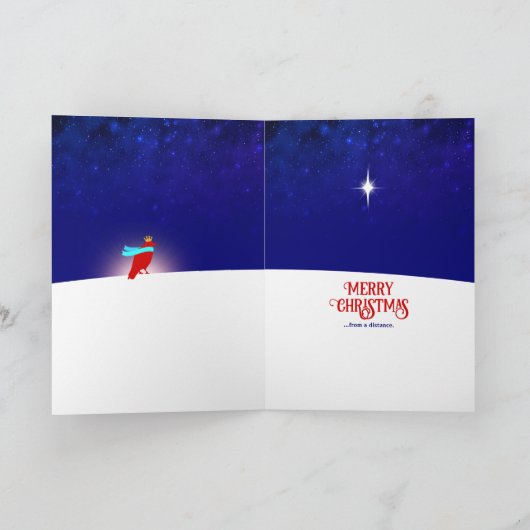 Ster van Wonder Feestdagen Kaart (Binnen)