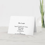 Ster van wonder feestdagen kaart (Achterkant)