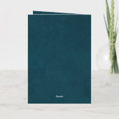 Ster van Wonder Folded Holiday Card Feestdagen Kaart (Achterkant)