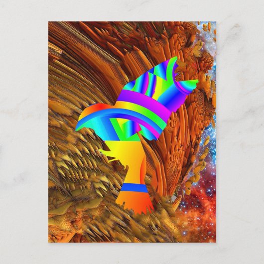 Ster Vogel Ansichtkaart Briefkaart (Voorkant)