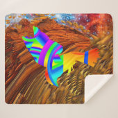 Ster Vogel Sherpa Dekbed Deken (Voorkant (horizontaal))