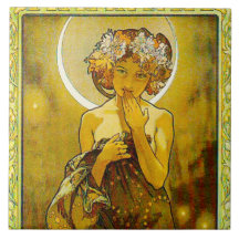 Ster voor de avond - Grote keramische tegel