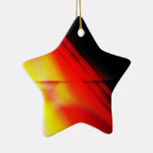 Ster voor kerstboom keramisch ornament (Rechts)