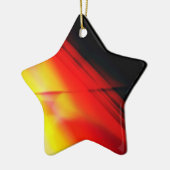 Ster voor kerstboom keramisch ornament (Links)