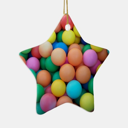 Ster voor kerstboom keramisch ornament (Rechts)