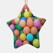 Ster voor kerstboom keramisch ornament (Links)