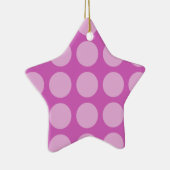 Ster voor kerstboom keramisch ornament (Rechts)