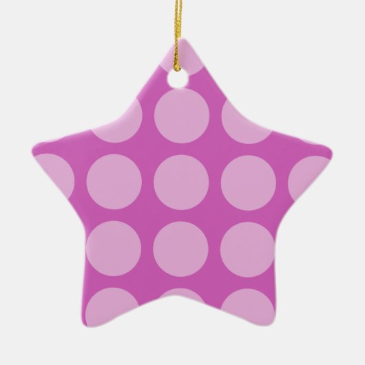 Ster voor kerstboom keramisch ornament (Voorkant)
