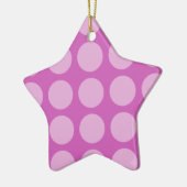 Ster voor kerstboom keramisch ornament (Links)