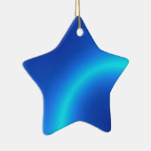 Ster voor kerstboom keramisch ornament (Rechts)