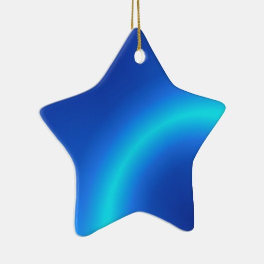 Ster voor kerstboom keramisch ornament (Rechts)