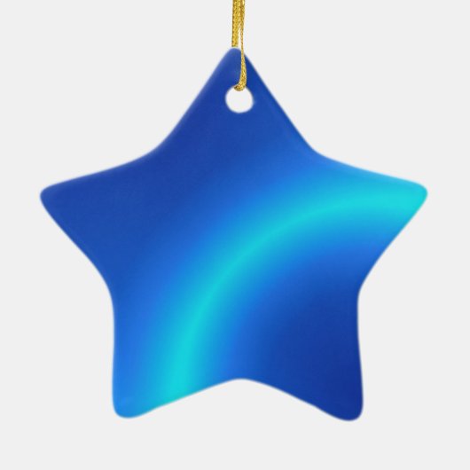 Ster voor kerstboom keramisch ornament (Achterkant)