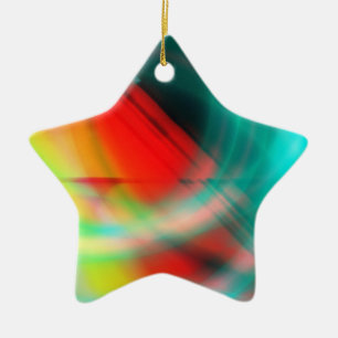 Ster voor kerstboom keramisch ornament