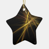 Ster voor kerstboom keramisch ornament (Links)