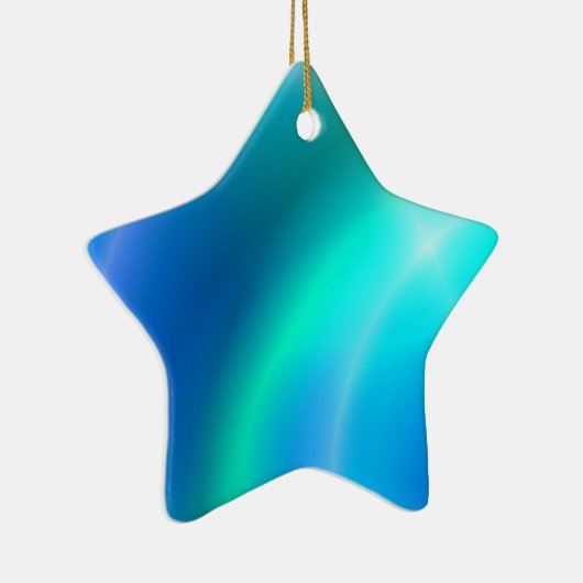 Ster voor kerstboom keramisch ornament (Rechts)