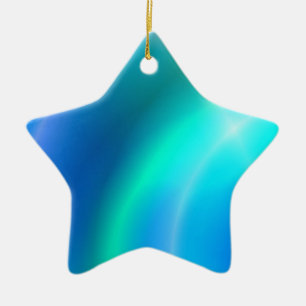 Ster voor kerstboom keramisch ornament