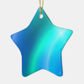 Ster voor kerstboom keramisch ornament (Links)
