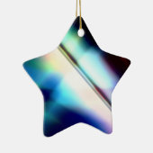Ster voor kerstboom keramisch ornament (Rechts)