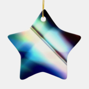 Ster voor kerstboom keramisch ornament