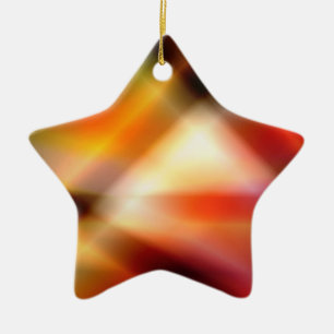 Ster voor kerstboom keramisch ornament