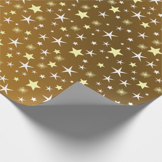 ster, vorm, glanzend, design, grafisch, best, elem cadeaupapier (Hoek)