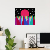 Ster Zonsondergang Poster (Thuiskantoor)