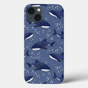 Sterachtige Walvishaai (Donker) iPhone 13 Hoesje