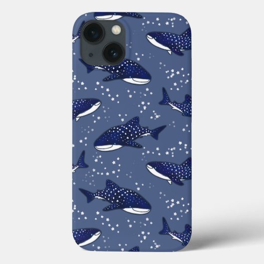 Sterachtige Walvishaai (Donker) Case-Mate iPhone Case (Achterkant)