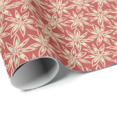 Steranijs Bloemenschuur Rood Inpakpapier (Rol Hoek)