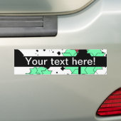 Sterbloemen Bumpersticker (Op auto)