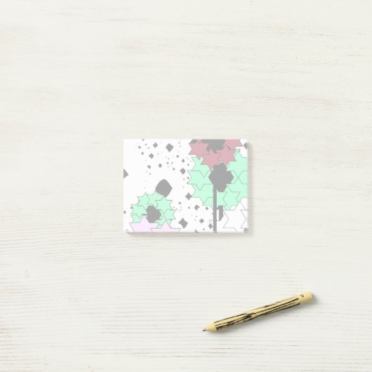 Sterbloemen Post-it® Notes (Op bureau)