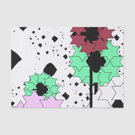 Sterbloemen Tissuepapier (Voorkant)
