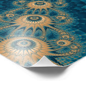 Sterbloemfractal Foto Afdruk (Hoek)