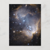 Sterclusters NGC 602 Galaxy Space Universe Briefkaart (Voorkant)