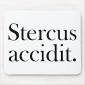 Stercus accidit muismat (Voorkant)