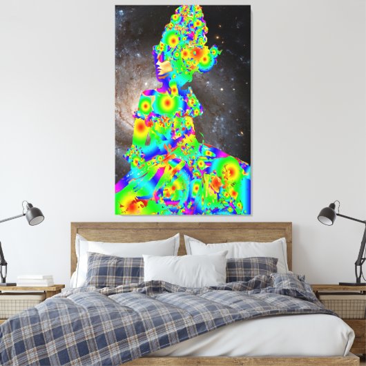 Sterdans Canvas Afdruk (Insitu (Slaapkamer))