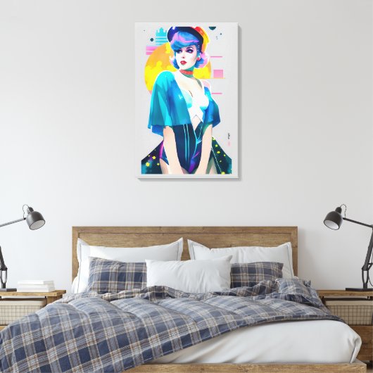 Sterdanser Canvas Afdruk (Insitu (Slaapkamer))