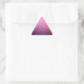 Steren In Roze Ruimte Sticker (Tas)