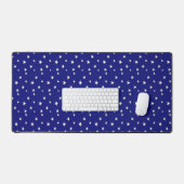 Steren op blauwe achtergrond bureaumat (Keyboard & Muis)