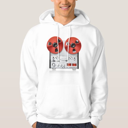  Stereo Mannen Hoodie (Voorkant)