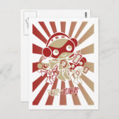 Stereo Mascot Briefkaart (Voorkant / Achterkant)