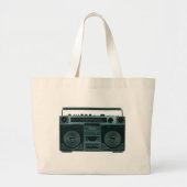 stereo-omhulling grote tote bag (Voorkant)