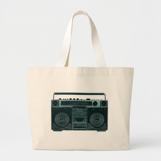 stereo-omhulling grote tote bag (Voorkant)