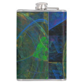 Stereo Punk Flame Fractal Heupfles (Achterkant)