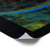 Stereo Punk Flame Fractal Poster (Hoek)