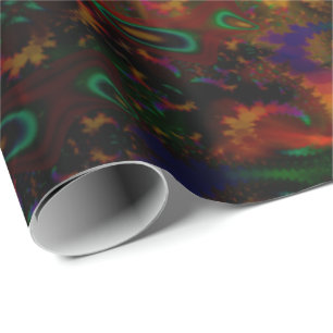 Stereo Trippin Psychedelic Abstract Cadeaupapier