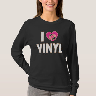 Stereo Vinylplaat Buff Muziek Schijf Speler Audio T-shirt