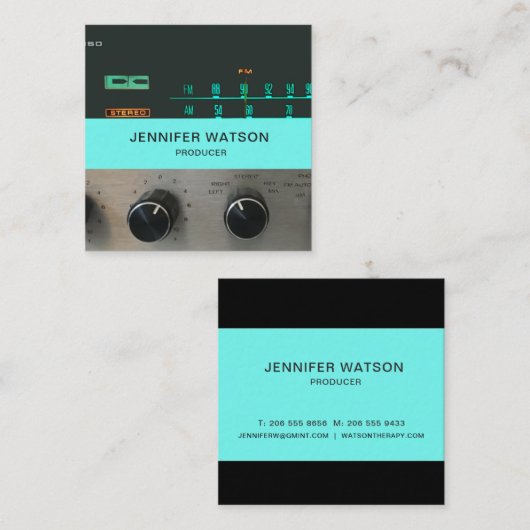  Stereo visitekaartje (Voorkant / Achterkant)