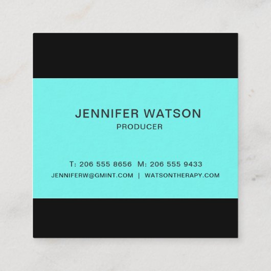  Stereo visitekaartje (Achterkant)